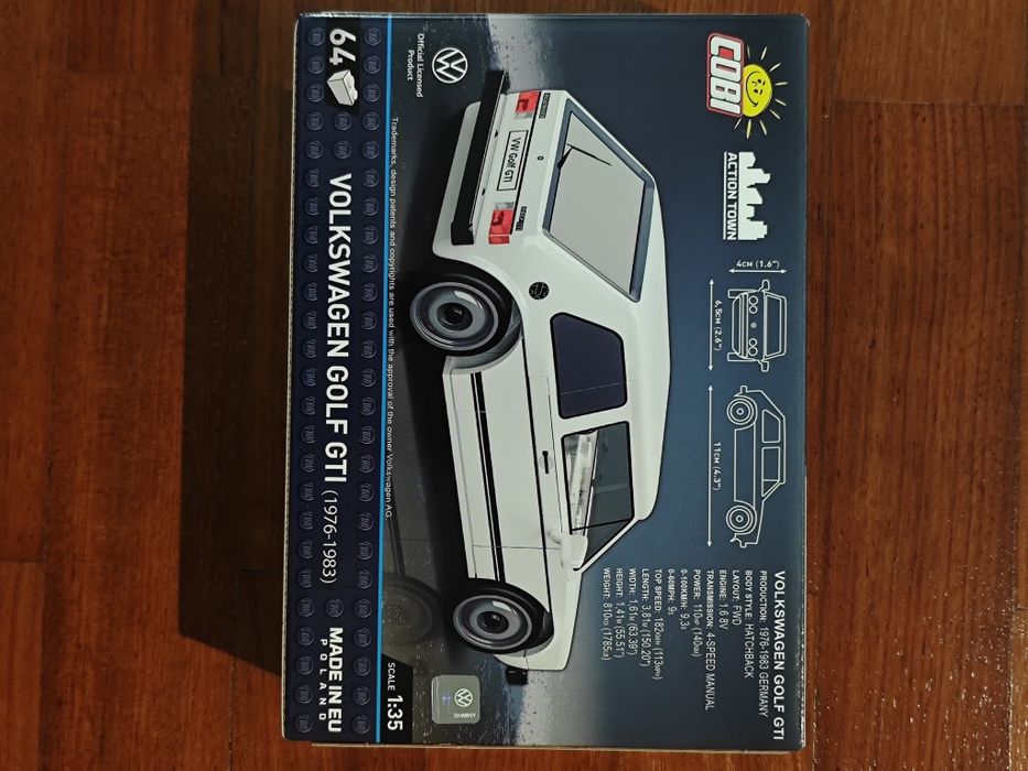 VW Volkswagen Golf GTI Cobi Bricks