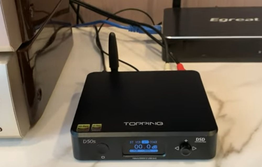 DAC Topping d50s - jak nowy - komplet - bluetooth