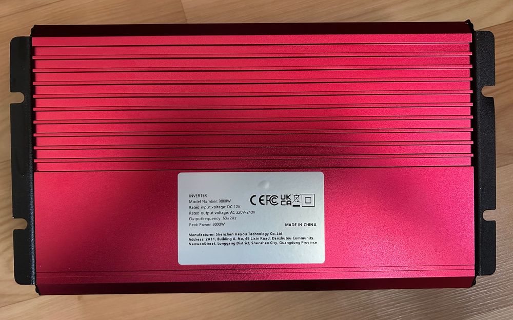 Інвертор “EAFC” 3000 W / 12 V