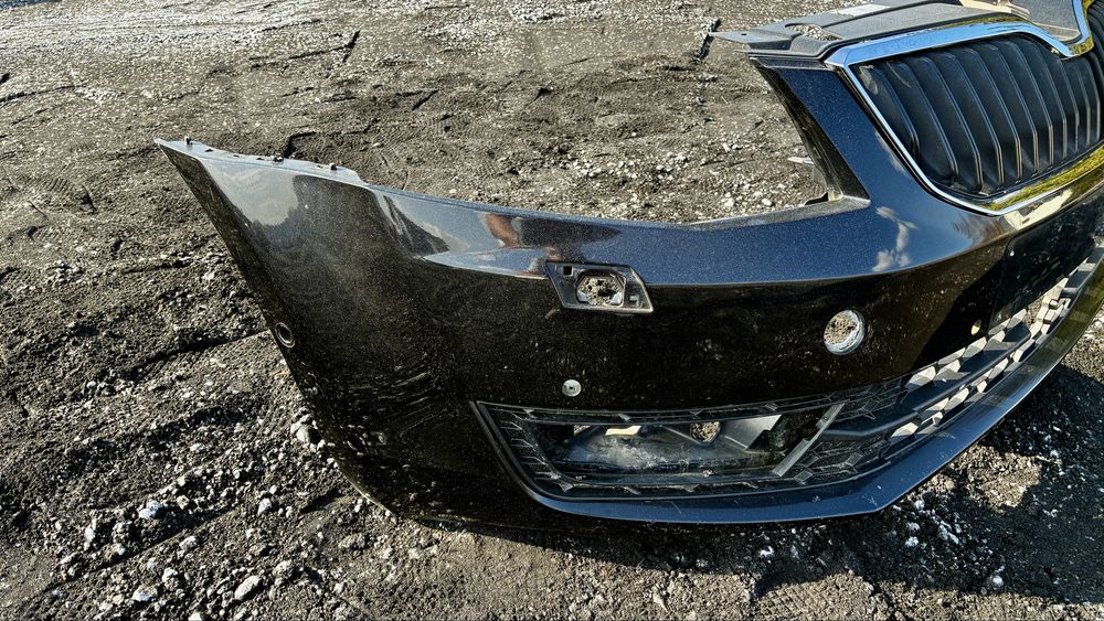 Zderzak przedni spryski + 6xPDC + radar Skoda Octavia 3 III 5E0 LF9R