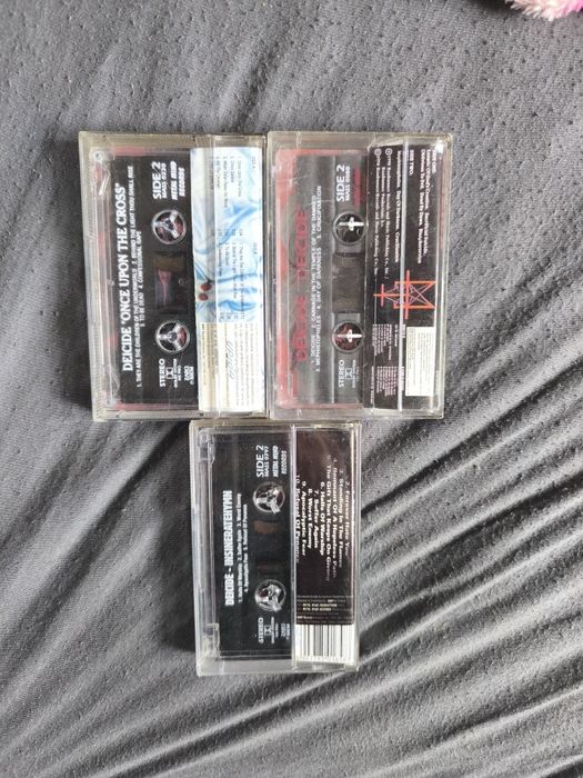 Kasety deicide  zestaw metal magnetofonowe kasety
