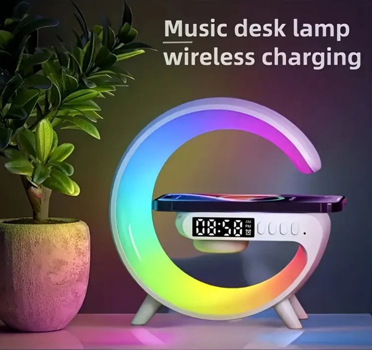 Беспроводная колонка, будильник , ночник