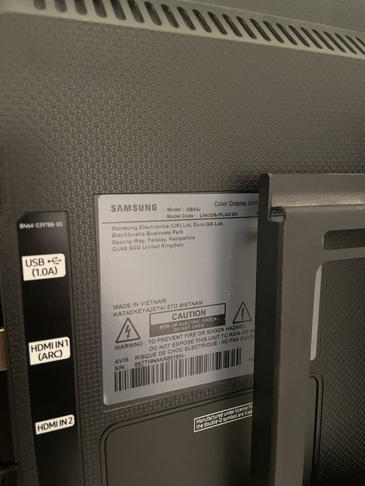 Televisores de publicidade e smart tv