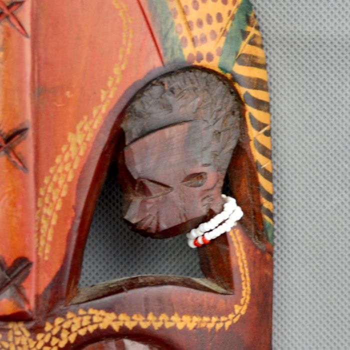 Par de máscaras Africanas em Madeira