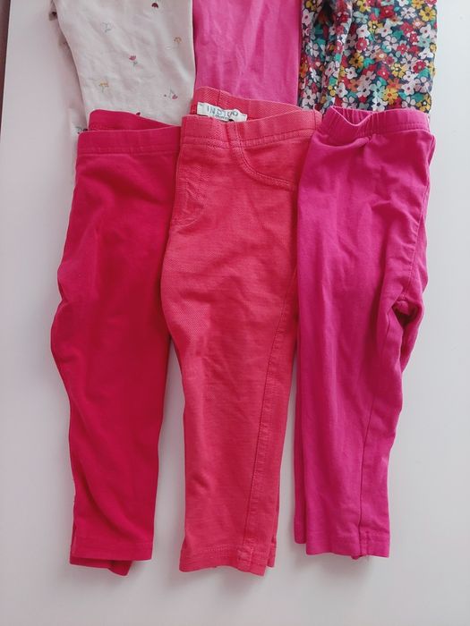 Legginsy 6 sztuk dla dziewczynki różne marki h&m Primark mini club Sin