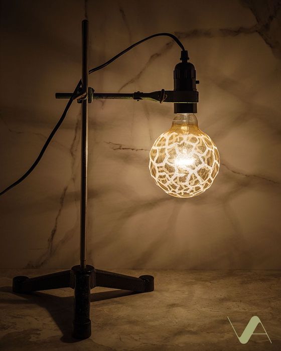 Industrialna lampa biurkowa/stołowa. Niemcy.
