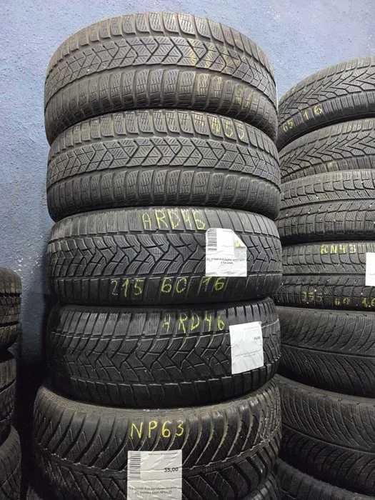 зимові бу шини 215 60 16 Колеса Шини  з Європи БУ скати 6-7мм Б/у