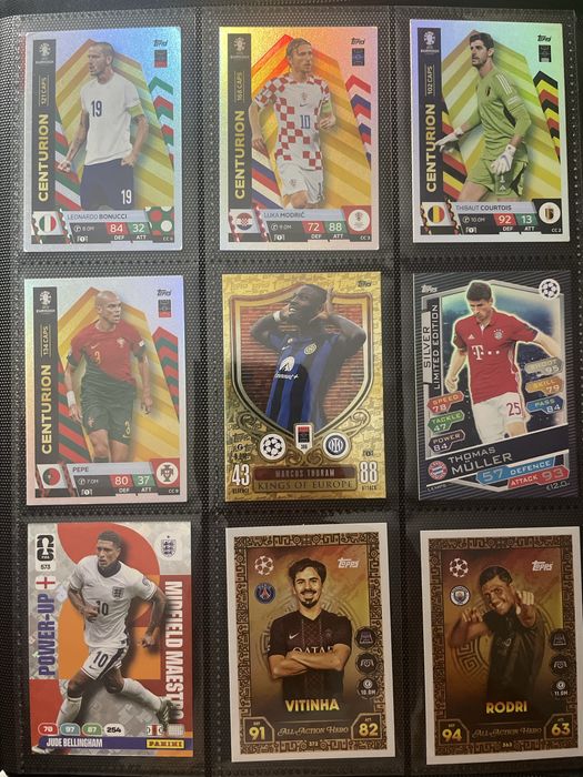 Cartas /cromos futebol