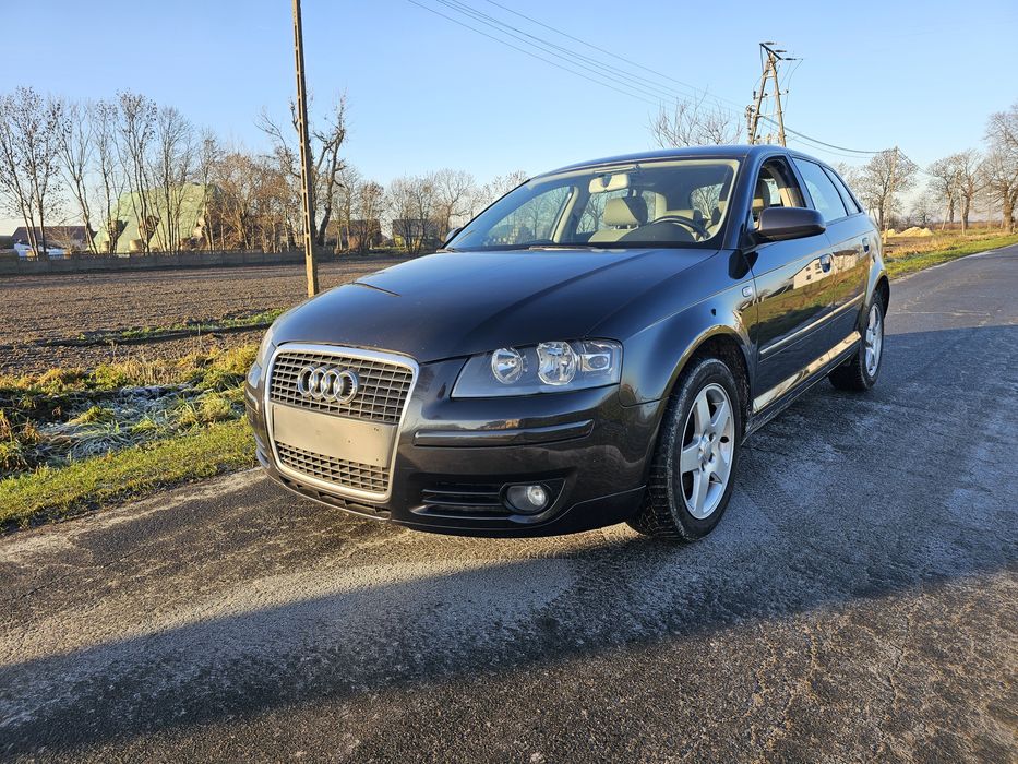 Audi a3 8p 2.0 tdi 140km 8v klima navi alu kubełki