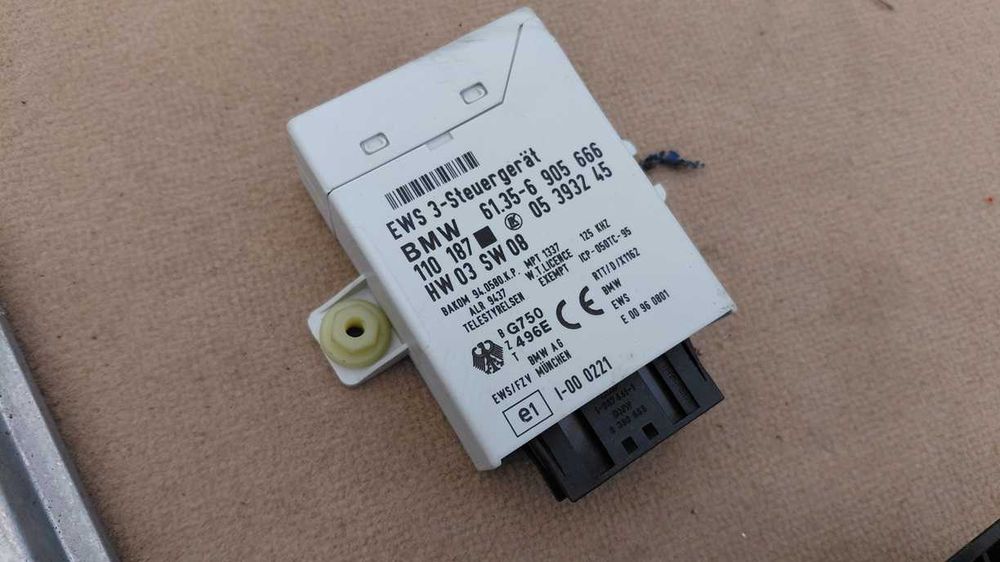 Komputer Sterownik zestaw startowy BMW E46 316i N42B18 1,8 Benzyna manual