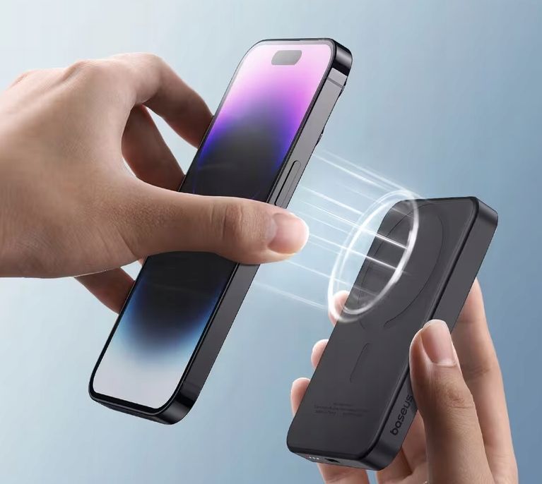 Baseus Magnetyczny Powerbank do Magsafe 5000 Ładowanie indukcyjne 20W