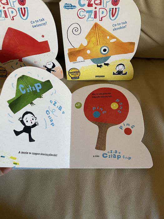 Zestaw logopedyczny Czapu Czipu aktywne czytanie zabawy z wyobraźnią