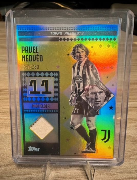 Carta Nedved /250 Patch utilizado em jogo