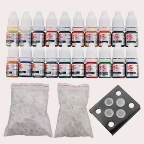 New professional tattoo kit 2 machines 20 inks and all materials64552902019971122