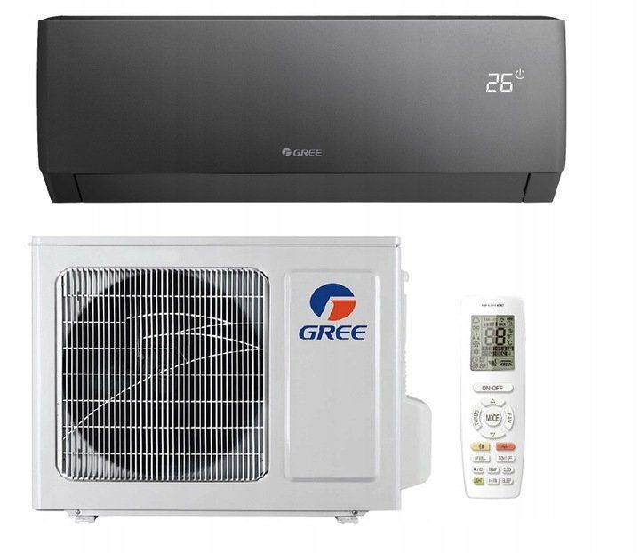 Klimatyzator Ścienny Gree Pular Pro Dark 3.5Kw  Możliwy Montaż RATY