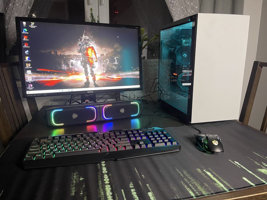 Świetny Zestaw Komputerowy Do Gier i5/16DDR4/RX480 8gbi/SSD/WiFi/DOWÓZ