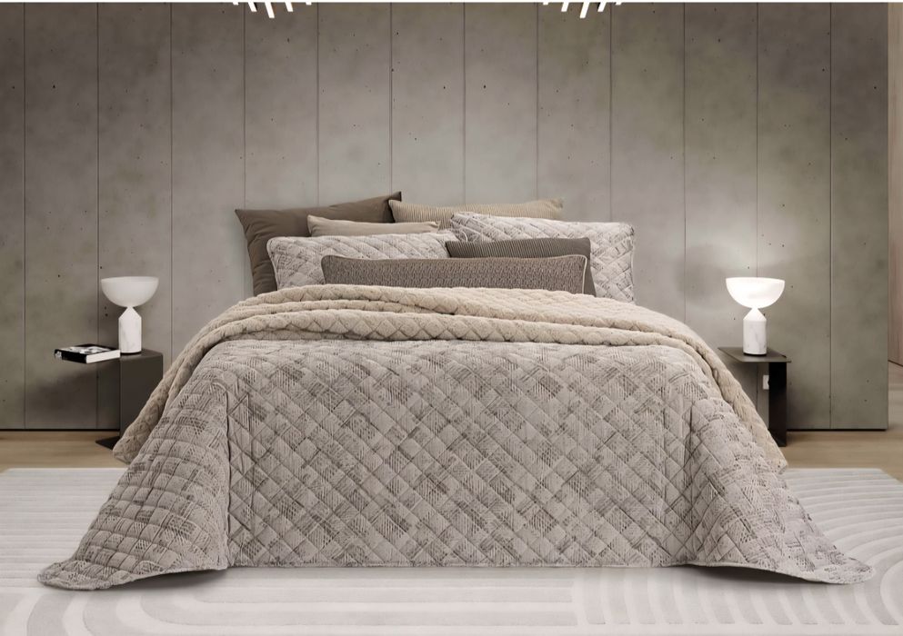 Edredão com interior borrego