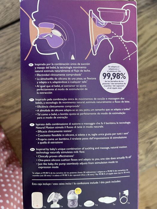 Bomba Tira Leite Eletrica Individual Avent