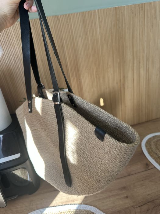Сумка шопер з джута
