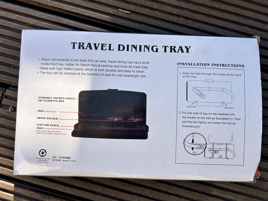 Organizer / stolik samochodowy na fotel – Travel Dining Tray