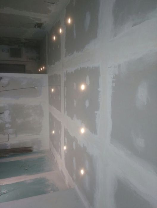 Pintura,  colocação de papel de papel e pladur