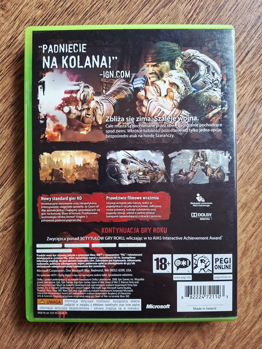 Gears of War 2 (PL) XboX 360