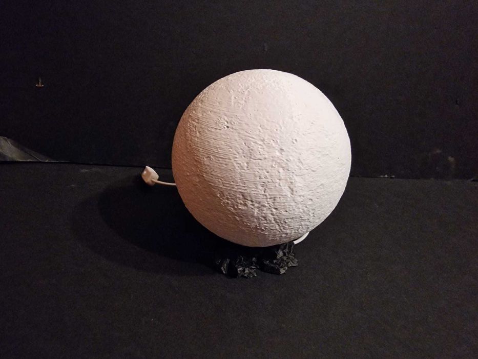 luz de presença lua 3d