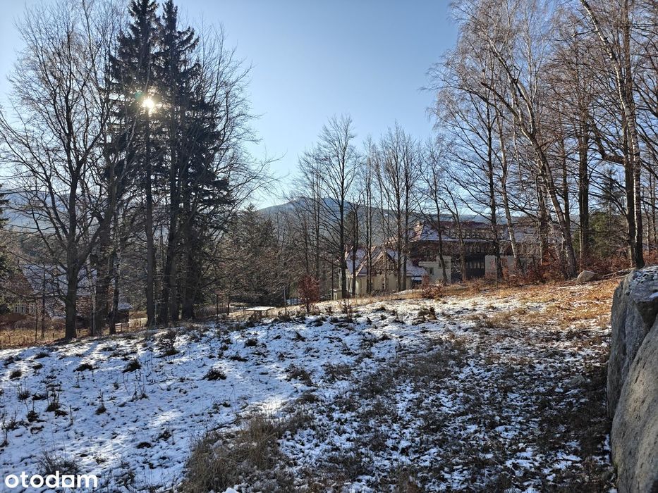 Szklarska Poręba działka budowlana z widokiem na góry