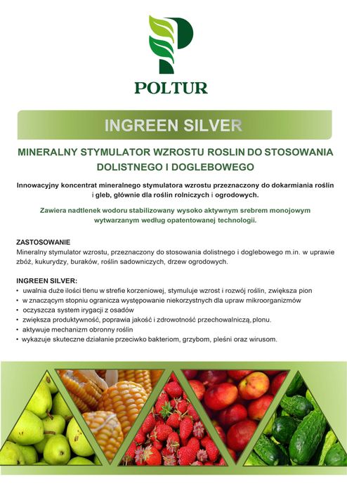 INGREEN SILVER - mineralny stymulator wzrostu roślin