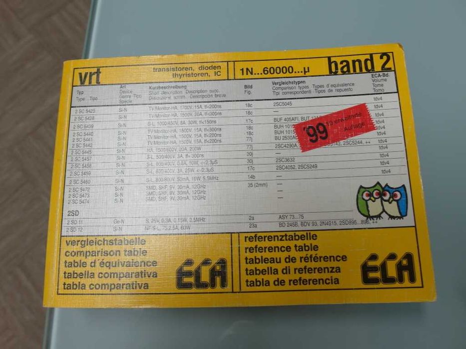 Livro de Equivalências ECA, Transistores, Diodos etc