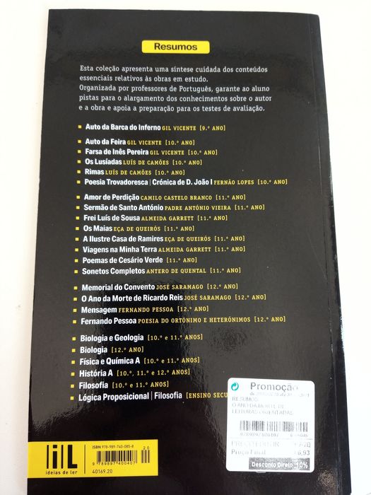 "O Ano da Morte de Ricardo Reis" livro de apoio 12 ano