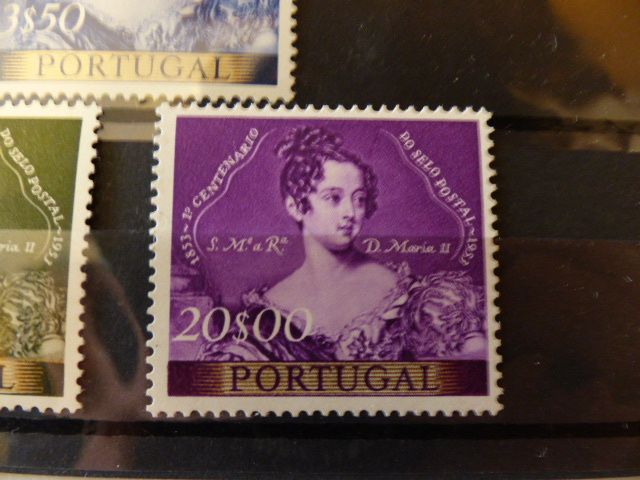 Bela série de selos de Portugal 1953