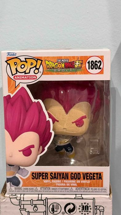 Funko Pop Dragon Ball Super: Broly - Super Saiyan God Vegeta #1862