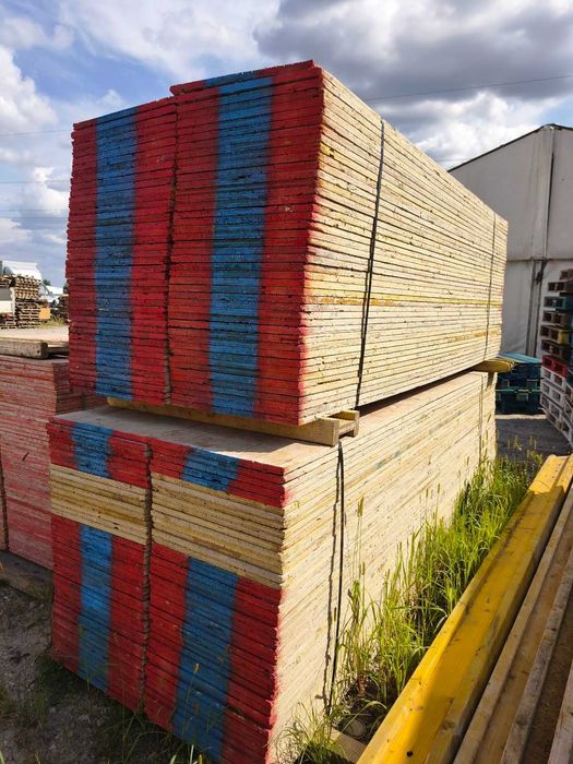 Blaty trójwarstwowe używane 300x50 sklejka szalunkowa
