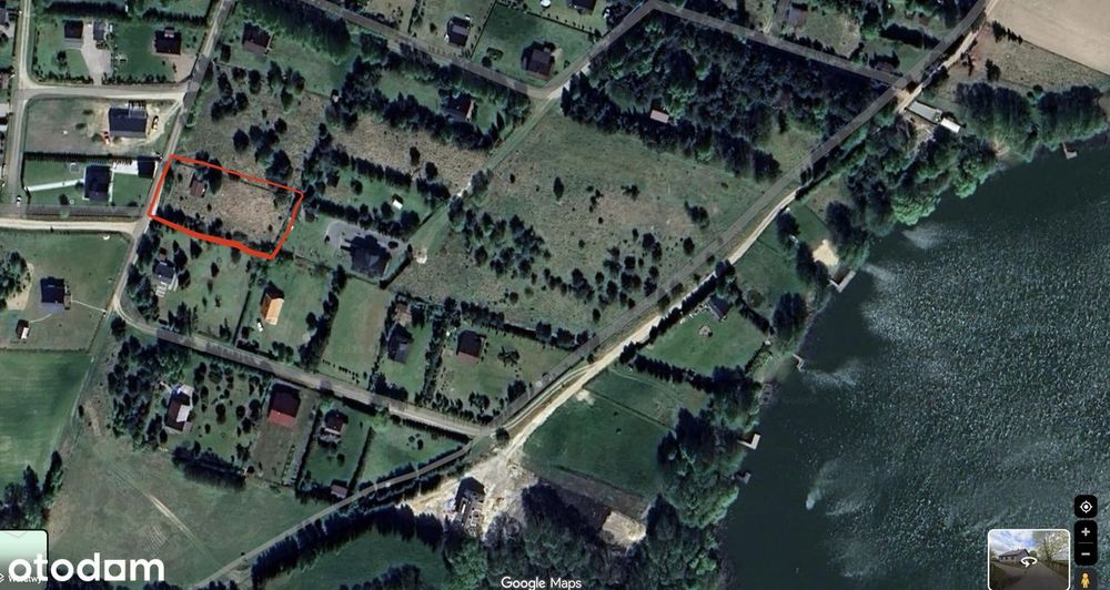 Ogrodzona działka 1288 m2 z domkiem 20 m2 i warunkami zabudowy