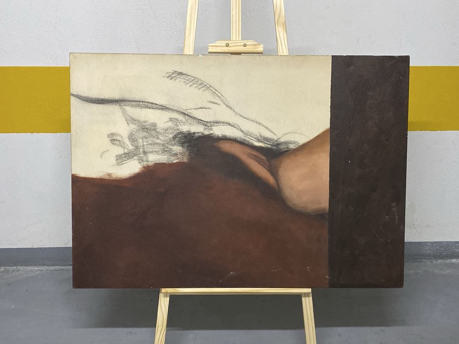 Quadro oleo sobre tela