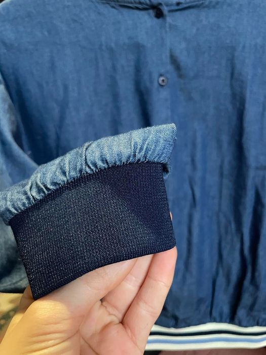 Dżinsowa lekka kurtka sweterek dla dziewczynki xs wzrost od 152 cm