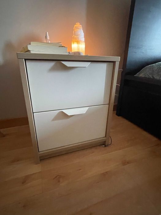 Conjunto de Quarto Completo – King Size + Cómoda + Mesinhas