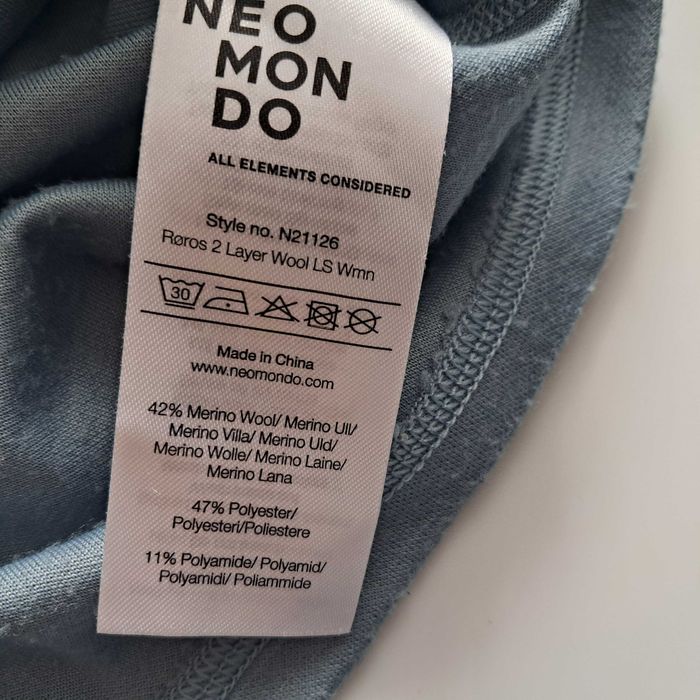 Koszulka termiczna, longsleeve, merino wool, Neomondo r. M