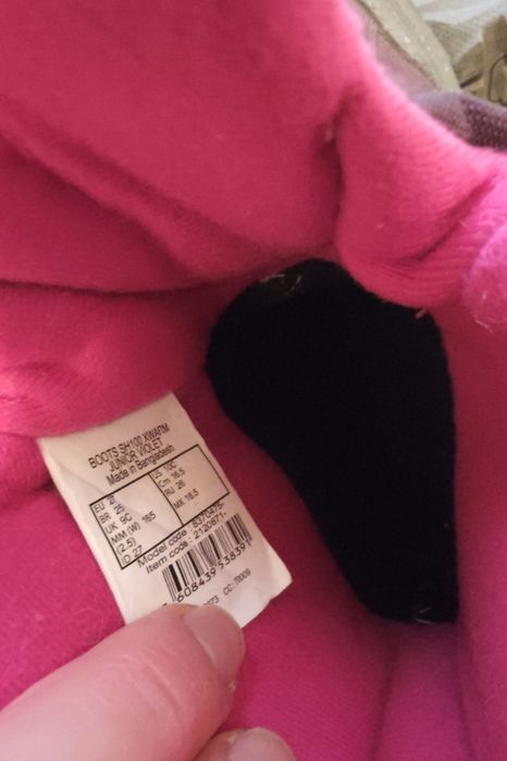 Buty zimowe śniegowce dziewczęce Quechua