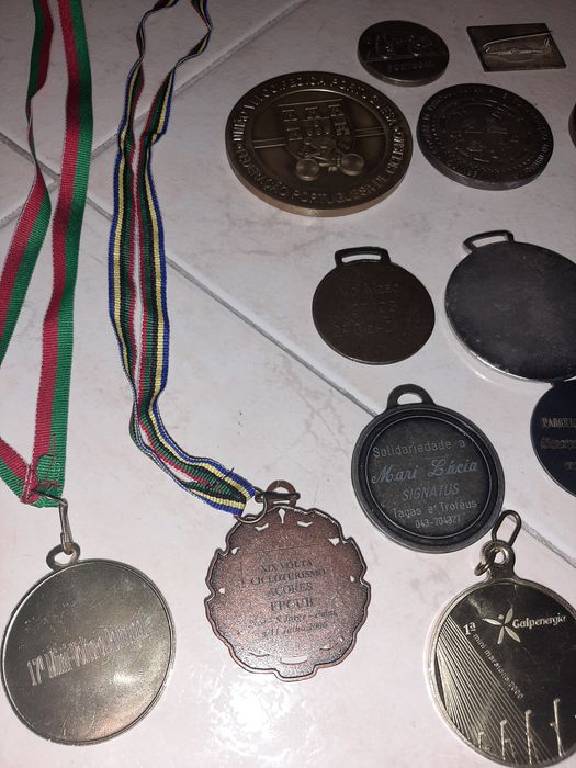 medalhas comemorativas cicloturismo, município freguesia