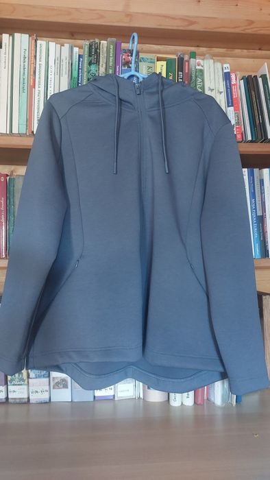 Bluza srebrna z kapturem rozpinana Dunnes Stores XL nowa