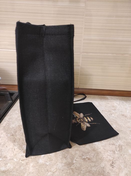 Сумка жіноча, чорного кольору, господарська ,авоська