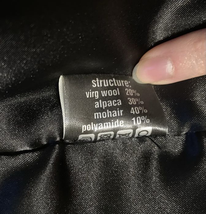 Пальто зимове, штучне хутро, розмір 3XL (52-54), б/у