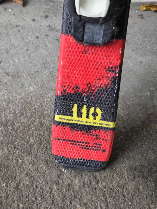 Narty z wiązaniami sportowe dziecięcie Atomic 110 cm