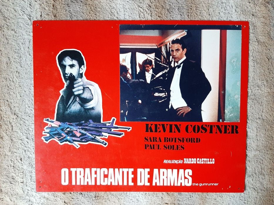 Cartaz de cinema O Traficante de Armas (Kevin Costner)