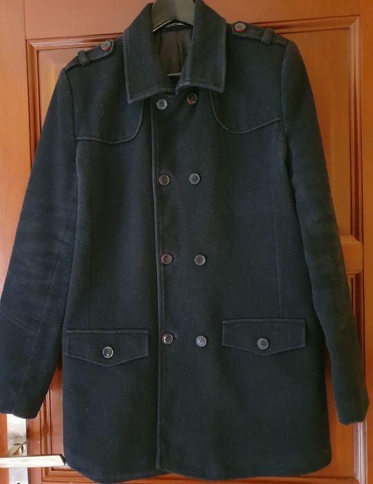 Młodzieżowy męski krótki płaszcz 170 cm