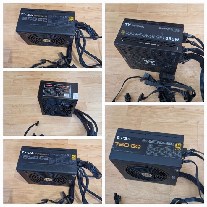 850W 750W 650W 550W 450W Якісні брендові блоки живлення Протестовані повністю робочі Стан гарний