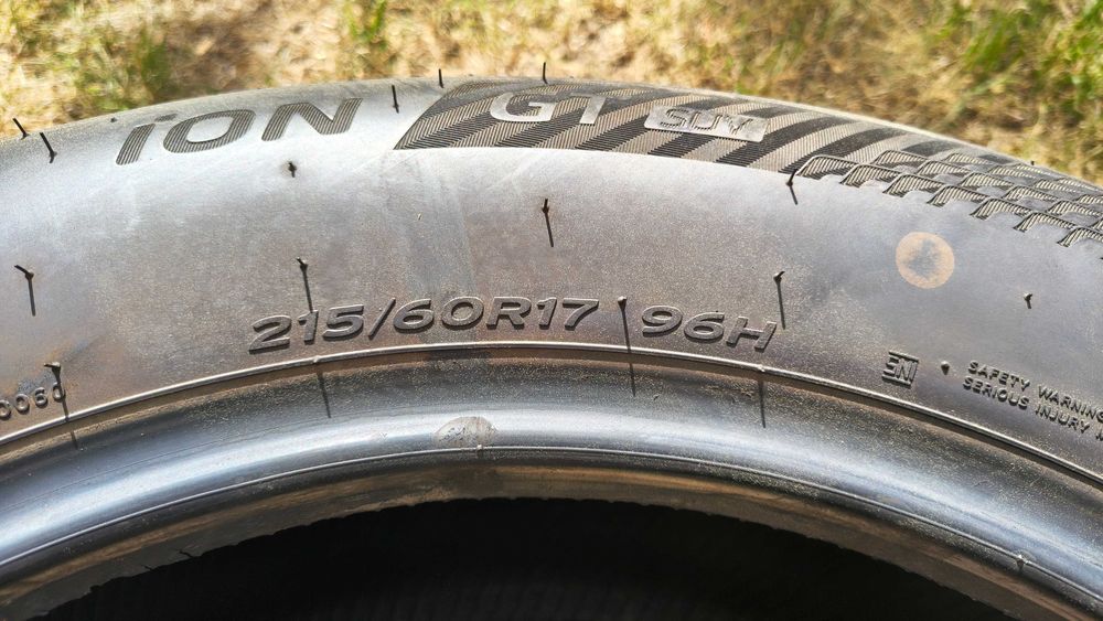 Opony 215/60R17 96H Hankook iON GT SUV 4 szt. po 2 tyś km