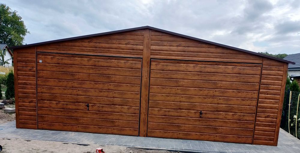 Podwójny Garaż Blaszany  PROMOCJA